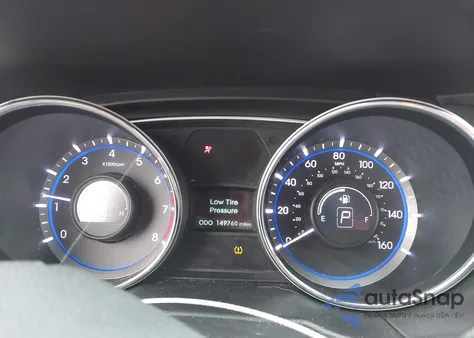 2013 Hyundai Sonata Gls из США, поврежденный, VIN 5NPEB4AC2DH710915